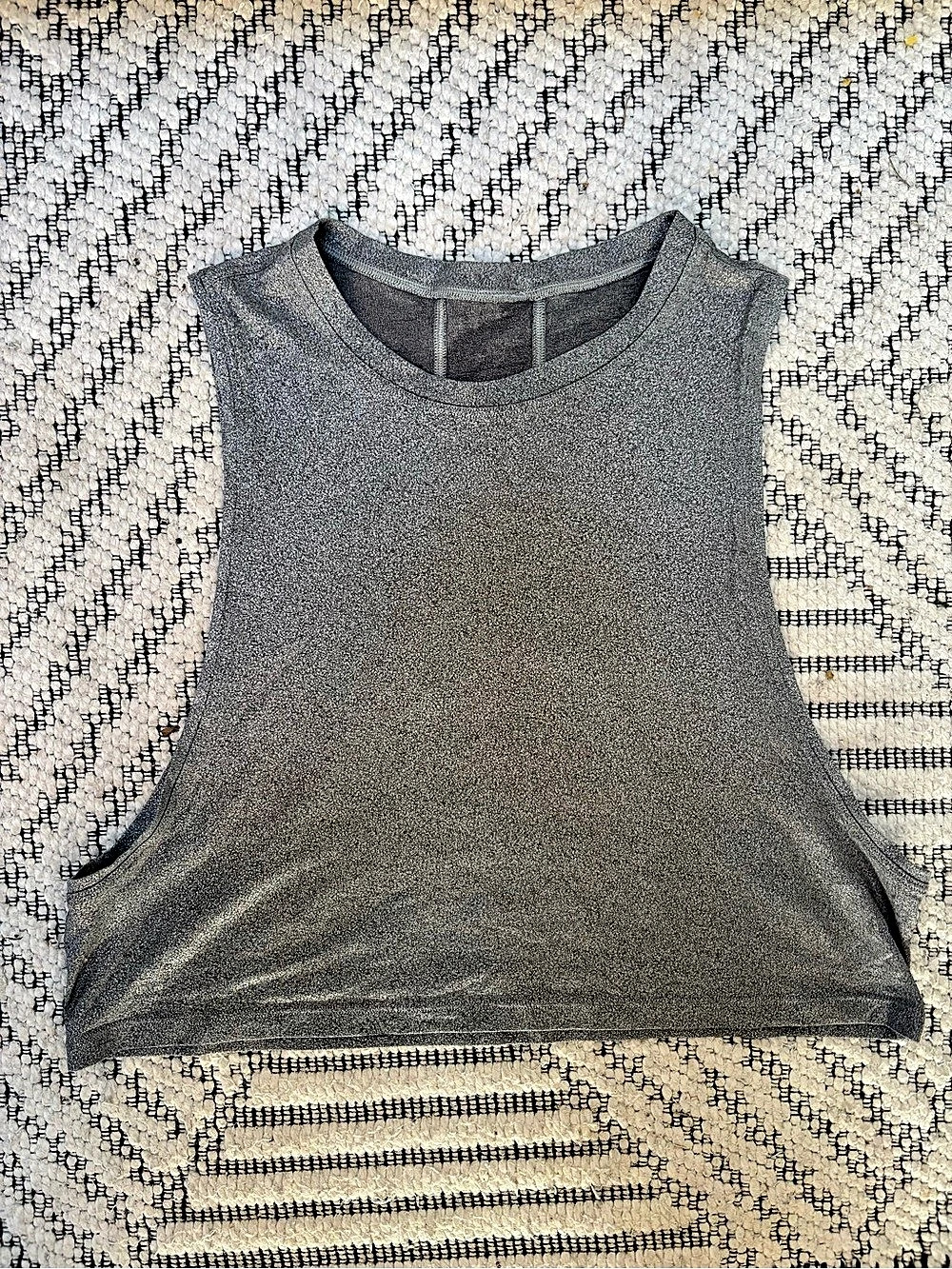 Lululemon Muscle Love Crop Tank Gray